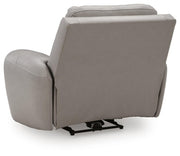 Real Moments Ash Power Recliner with Audio Seating - PCU1370013A