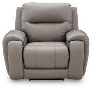 Real Moments Ash Power Recliner with Audio Seating - PCU1370013A