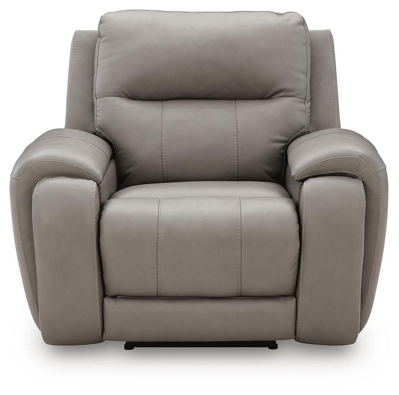 Real Moments Ash Power Recliner with Audio Seating - PCU1370013A
