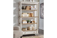 Realyn Brown/White 75" Bookcase - Gate FurnitureBookcases