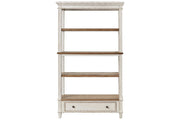 Realyn Brown/White 75" Bookcase - Lara FurnitureBookcases