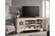Realyn Chipped White 74" TV Stand - Gate FurnitureTV Stand