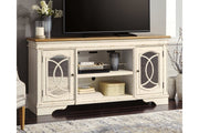 Realyn Chipped White 74" TV Stand - Lara FurnitureTV Stand