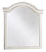 Realyn Chipped White Bedroom Mirror - Gate FurnitureMirror