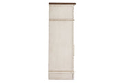 Realyn Chipped White Chest of Drawers - Lara FurnitureChest