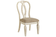 Realyn Chipped White Dining Chair (Set of 2) - Lara FurnitureDining Chair