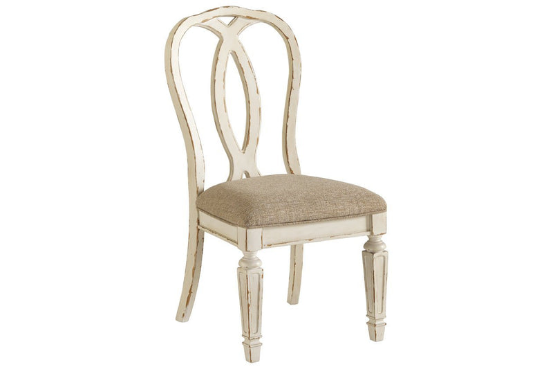 Realyn Chipped White Dining Chair (Set of 2) - Lara FurnitureDining Chair