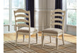 Realyn Chipped White Dining Chair (Set of 2) - Gate FurnitureDining Chair