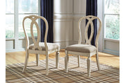 Realyn Chipped White Dining Chair (Set of 2) - Lara FurnitureDining Chair