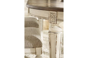 Realyn Chipped White Dining Extension Table - Lara FurnitureDining Table
