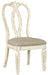 Realyn Chipped White Extendable Round/Oval Ladder Dining Set - Gate FurnitureDining Room Set