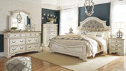 Realyn Chipped White Panel Bedroom Set - Lara FurnitureBedroom Set