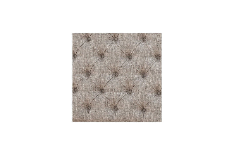 Realyn Chipped White Queen Upholstered Panel Bed - Lara FurnitureQueen Bed