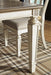 Realyn Chipped White Rectangular Dining Room Set - Gate FurnitureDining Room Set