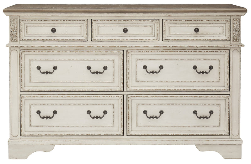 Realyn Chipped White Storage Panel Bedroom Set - Gate FurnitureBedroom Set