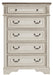 Realyn Chipped White Storage Panel Bedroom Set - Gate FurnitureBedroom Set