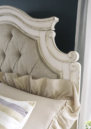 Realyn Chipped White Storage Panel Bedroom Set - Gate FurnitureBedroom Set