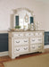 Realyn Chipped White Upholstered Panel Bedroom Set - Gate FurnitureBedroom Set