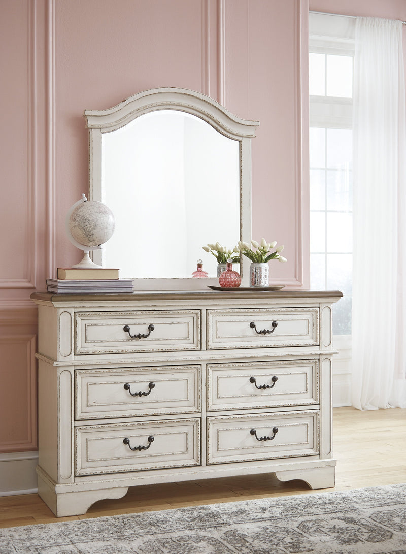 Realyn Chipped White Youth Upholstered Bedroom Set - Lara FurnitureYouth Bedroom Set