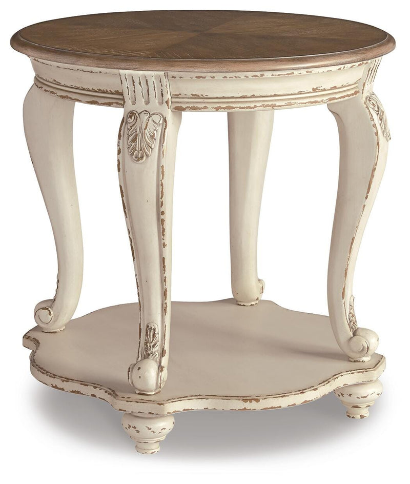 Realyn Coffee Table, 2 Ends and Console - T743T3
