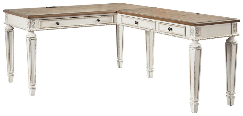 Realyn Home Office Desk Return - H743-34R - Lara Furniture