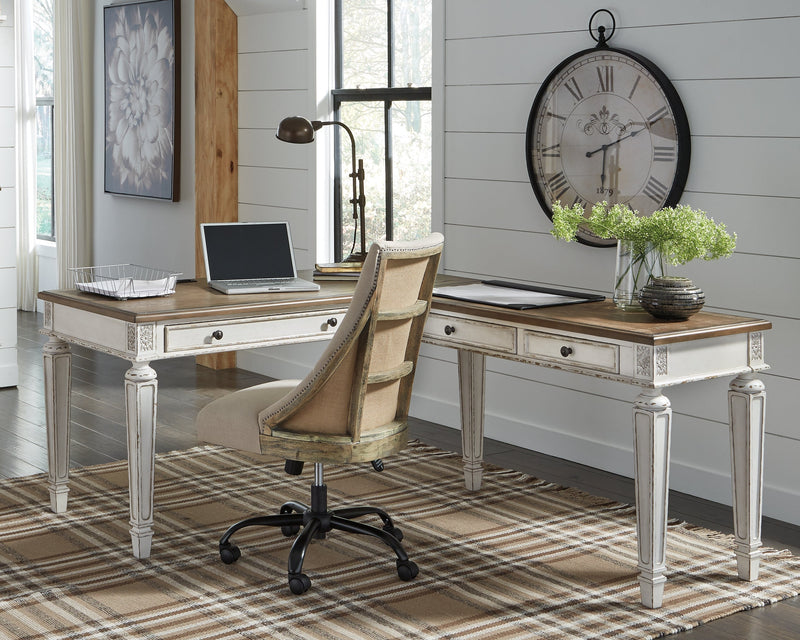 Realyn Home Office Desk Return - H743-34R - Lara Furniture