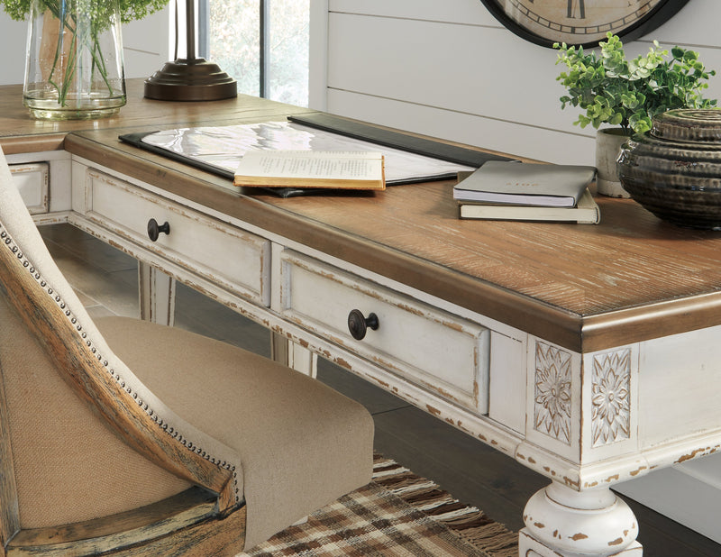 Realyn Home Office Desk Return - H743-34R - Lara Furniture