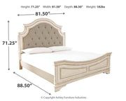 Realyn King Panel Bed, Dresser, Chest and 2 Nightstands - B743B97