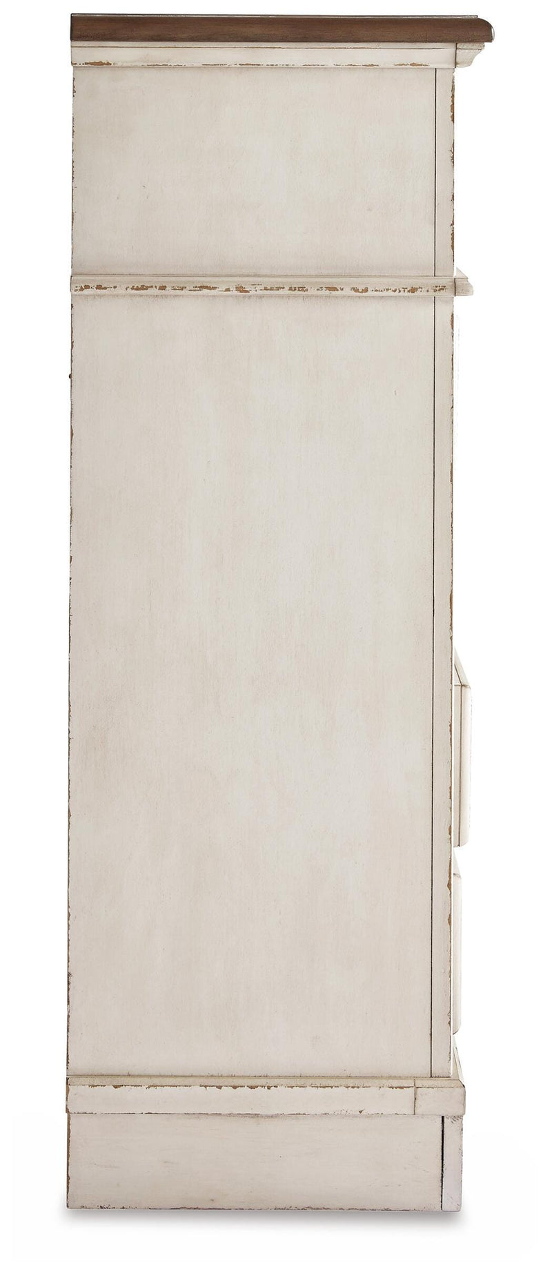 Realyn Twin Upholstered Panel Bed, Chest, Vanity and Nightstand - B743B99