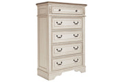 Realyn Two - tone Chest of Drawers - Lara FurnitureChest