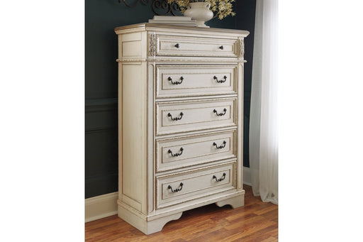 Realyn Two - tone Chest of Drawers - Gate FurnitureChest