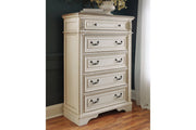 Realyn Two - tone Chest of Drawers - Lara FurnitureChest