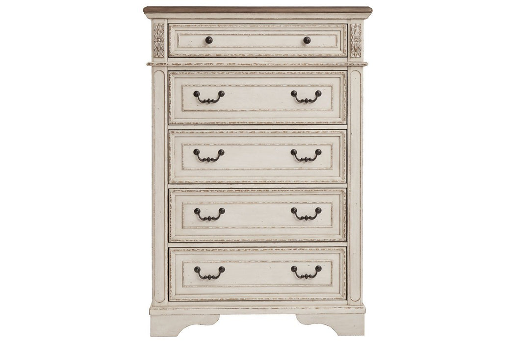 Realyn Two - tone Chest of Drawers - Gate FurnitureChest
