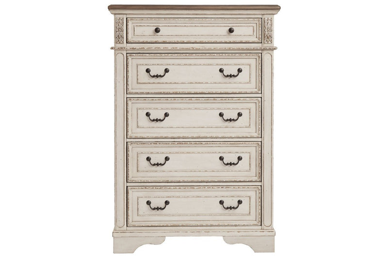 Realyn Two - tone Chest of Drawers - Lara FurnitureChest