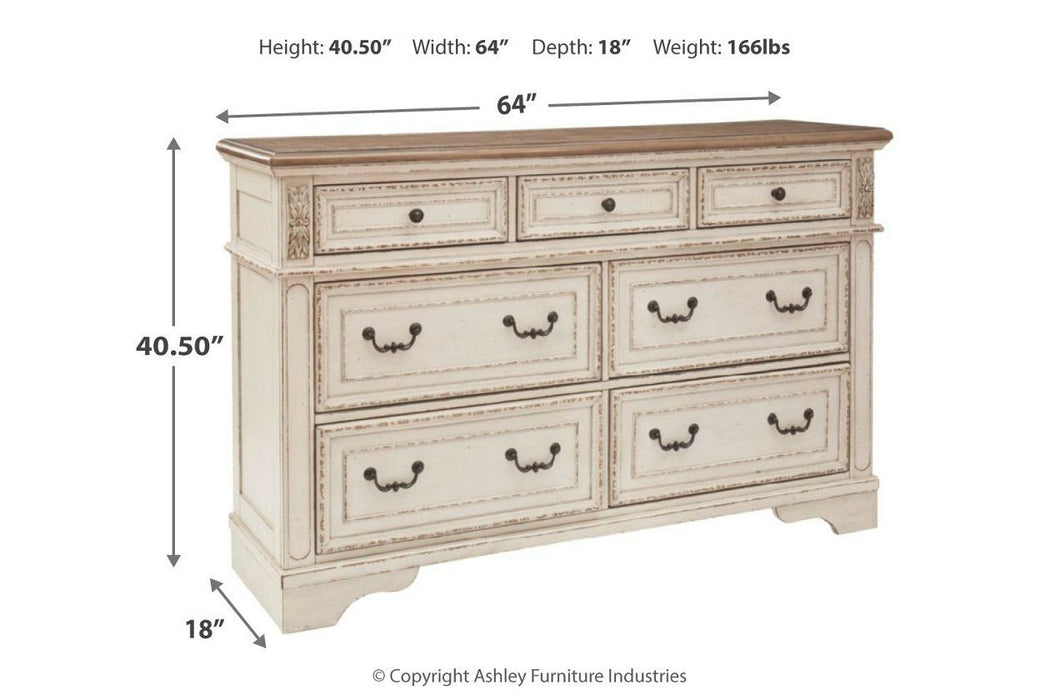 Realyn Two - tone Dresser - Gate FurnitureDresser