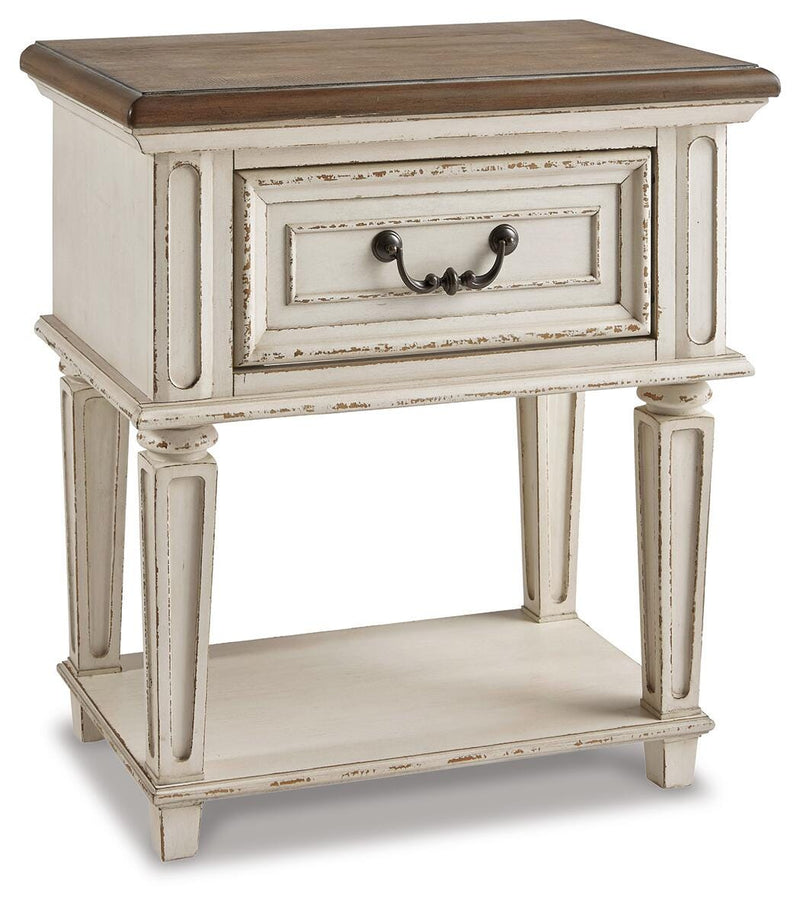 Realyn Two-tone Dresser, Mirror and Nightstand - B743B79