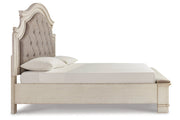 Realyn Two - tone King Upholstered Bed - Lara FurnitureKing Bed
