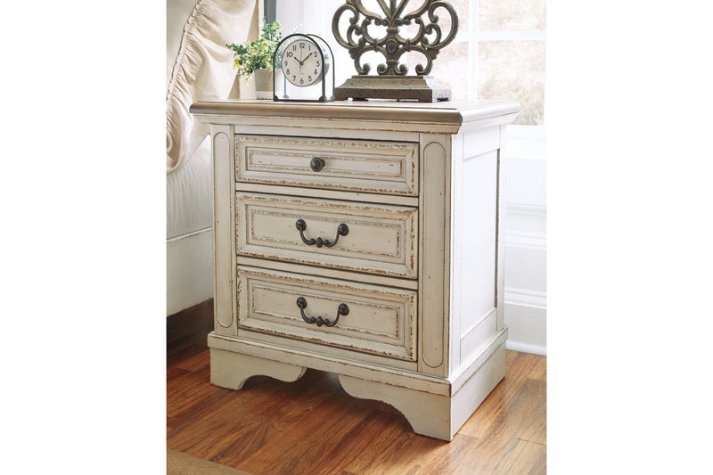Realyn Two - tone Nightstand - Lara FurnitureNightstand