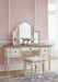 Realyn Two - tone Vanity and Mirror with Stool - Gate FurnitureVanity