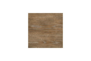 Realyn White/Brown Chairside End Table - Lara FurnitureEnd Table Chair Side