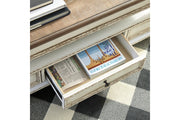 Realyn White/Brown Coffee Table with Lift Top - Lara FurnitureCoffee Table