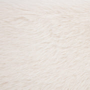 Rebecca Faux Fur Upholstered Queen Bed Cream - 306141Q