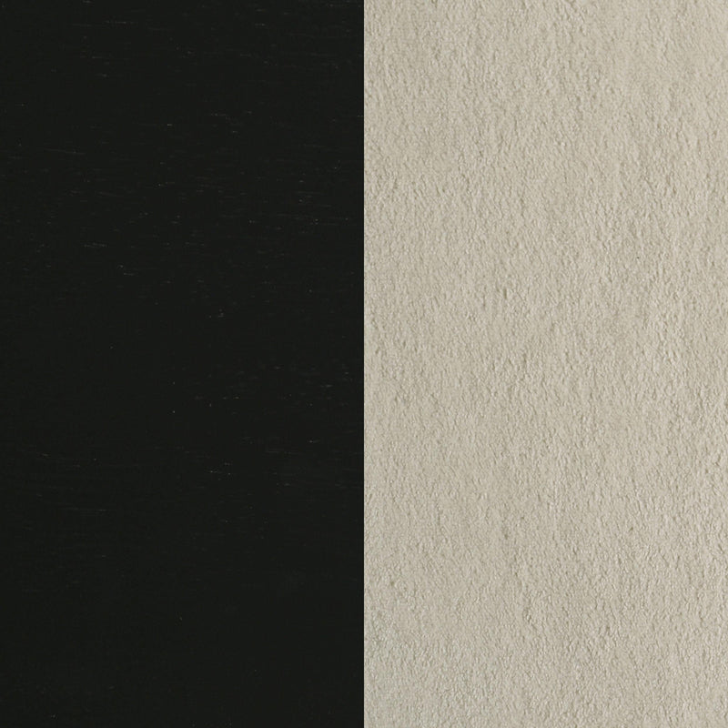 Redbridge Upholstered Counter Chair Cream and Black (Set of 2) - 193959BLK