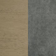 Redbridge Upholstered Counter Chair Grey and Natural Oak (Set of 2) - 193969NAT