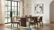 Redbridge Upholstered Side Chair Cream and Walnut (Set of 2) - 193952WAL