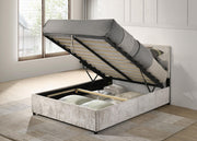 Reeves Upholstered Full Lift-Top Storage Platform Bed Beige - 315918BGEF