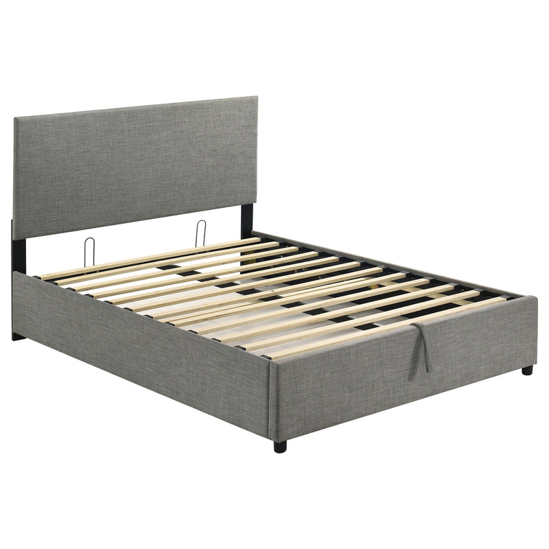 Reeves Upholstered Full Lift-Top Storage Platform Bed Grey - 315918GRYF