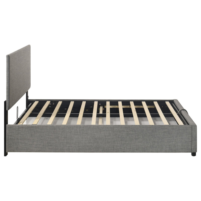 Reeves Upholstered Full Lift-Top Storage Platform Bed Grey - 315918GRYF