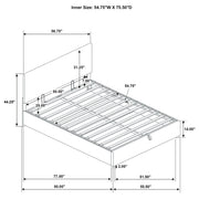 Reeves Upholstered Full Lift-Top Storage Platform Bed Tan - 315918TANF