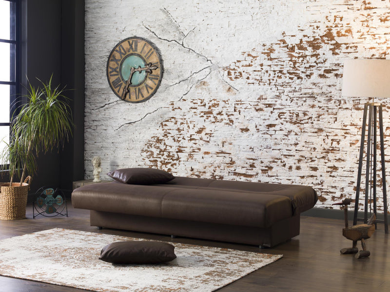 Regata 3 Seat Sleeper (Silverado Chocolate) 1 Piece - Lara FurnitureSleeper Sofa
